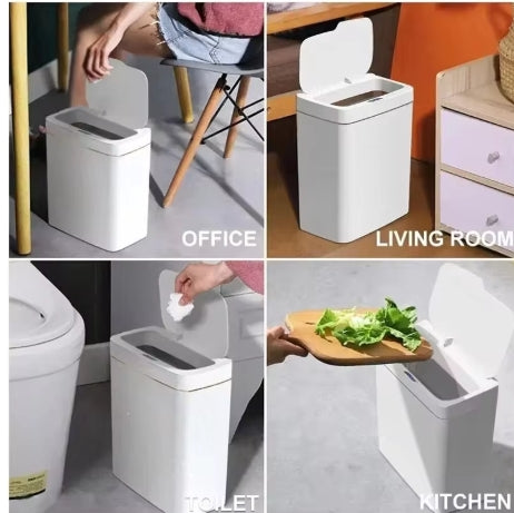 Smart Bathroom Trash Can