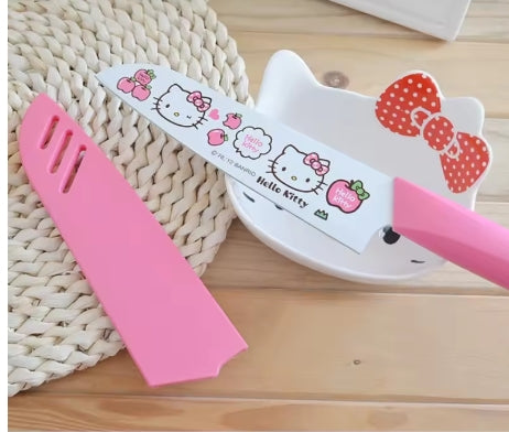 Kitty Knife and Bowl set