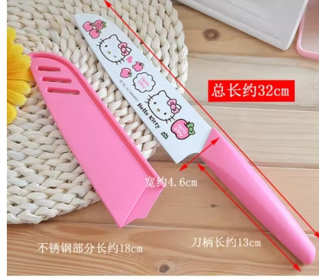 Kitty Knife and Bowl set