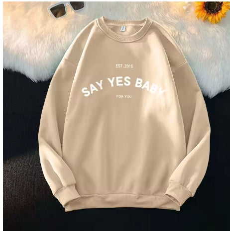 Plus Size Say Yes Baby Sweater