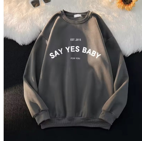 Plus Size Say Yes Baby Sweater