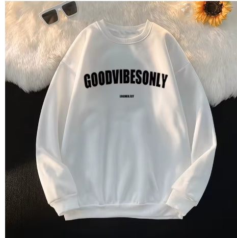 Plus Size Good Vibes Only Sweater