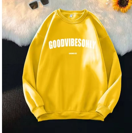 Plus Size Good Vibes Only Sweater