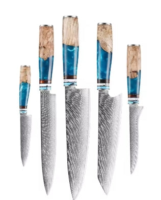 Damascus Steel Kitchen Knives