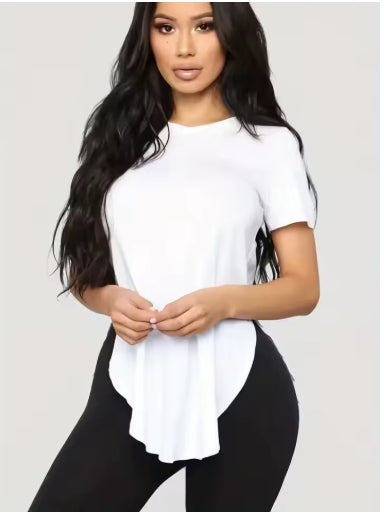 Plus Size Plain Tee