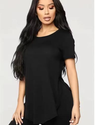 Plus Size Plain Tee