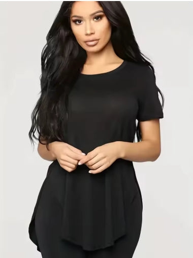 Plus Size Plain Tee