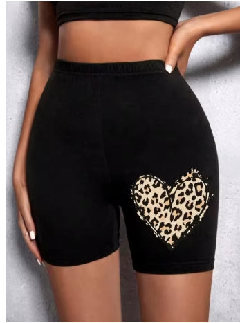 Animal Print Shorts