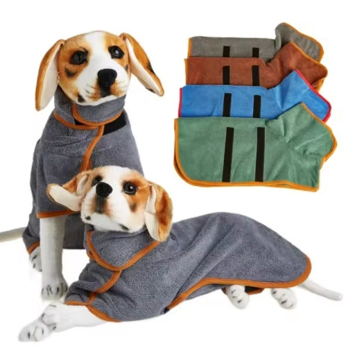 Dog Bathrobe Towel