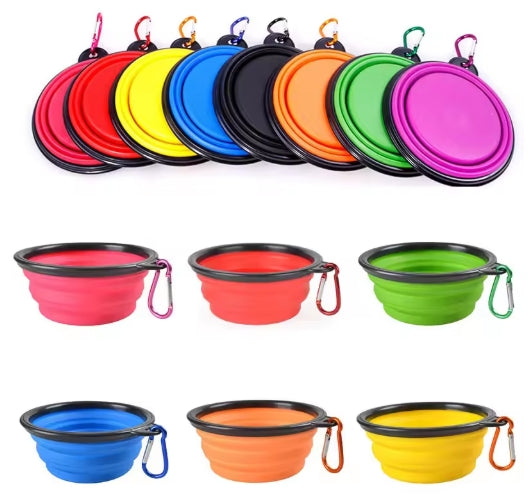 Folding Portable Silicone Pet dish