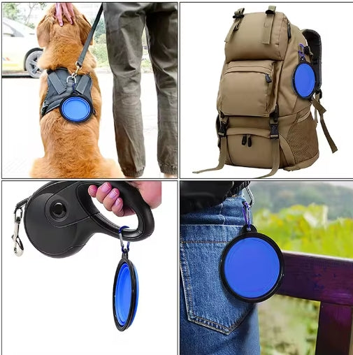 Folding Portable Silicone Pet dish