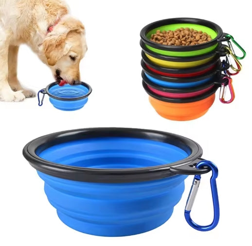 Folding Portable Silicone Pet dish