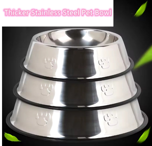 Stainless Steel Pet Dog Bowl