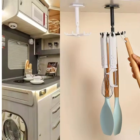 Kitchen Storage Swivel Hooks